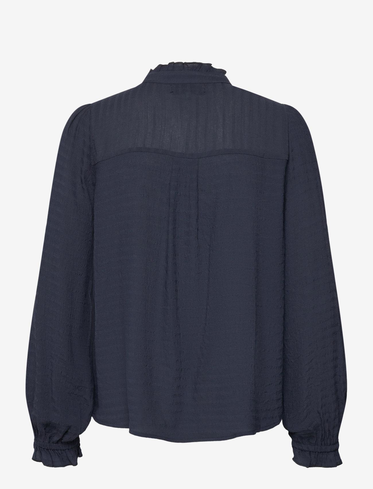 Lollys Laundry - ArielLL Shirt LS - långärmade skjortor - dark blue - 1
