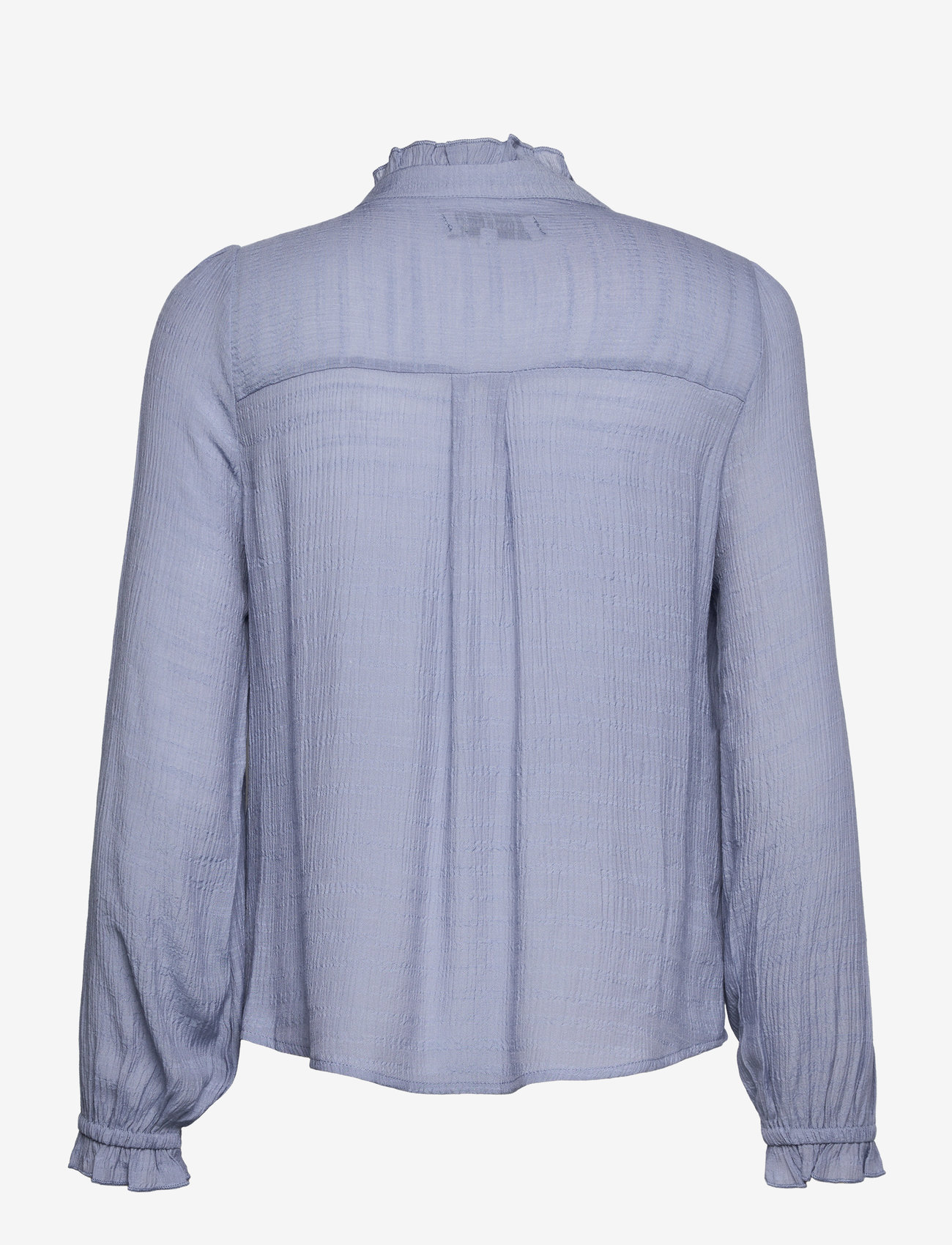 Lollys Laundry - ArielLL Shirt LS - långärmade skjortor - dusty blue - 1