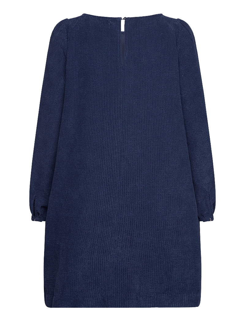 Lollys Laundry - CarlaLL Short Dress LS - korta klänningar - dark blue - 1