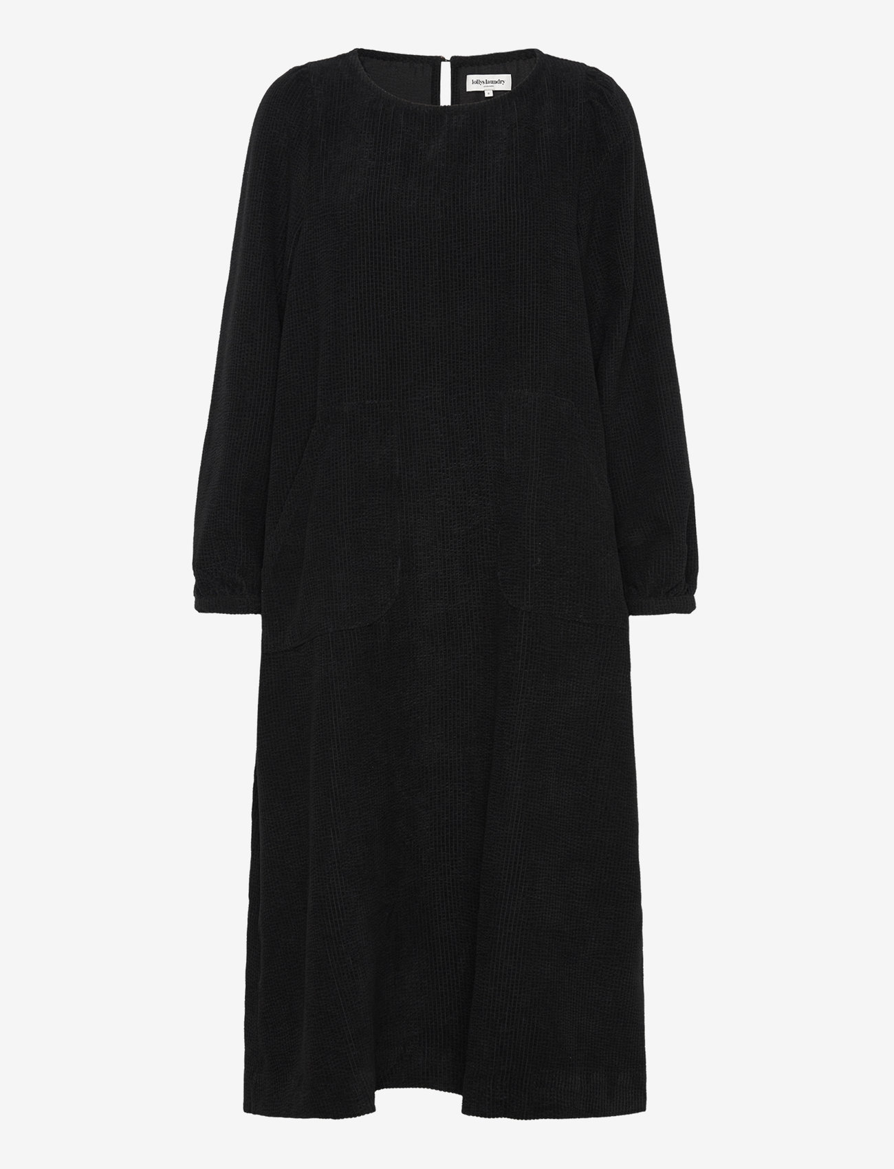 Lollys Laundry - LucasLL Midi Dress LS - midi kjoler - black - 0
