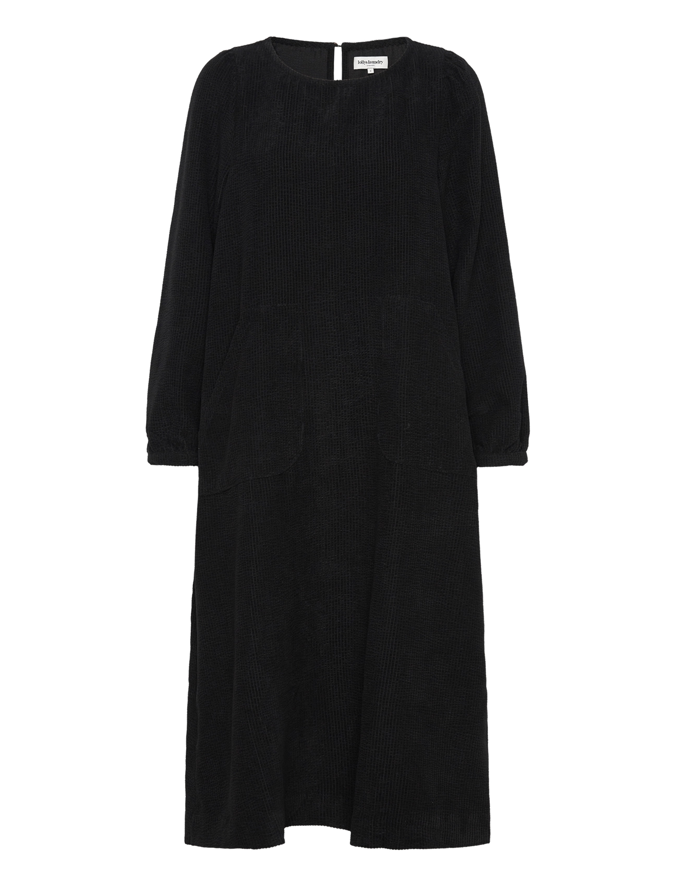 Lollys Laundry LucasLL Midi Dress LS - Kjoler - BLACK / black