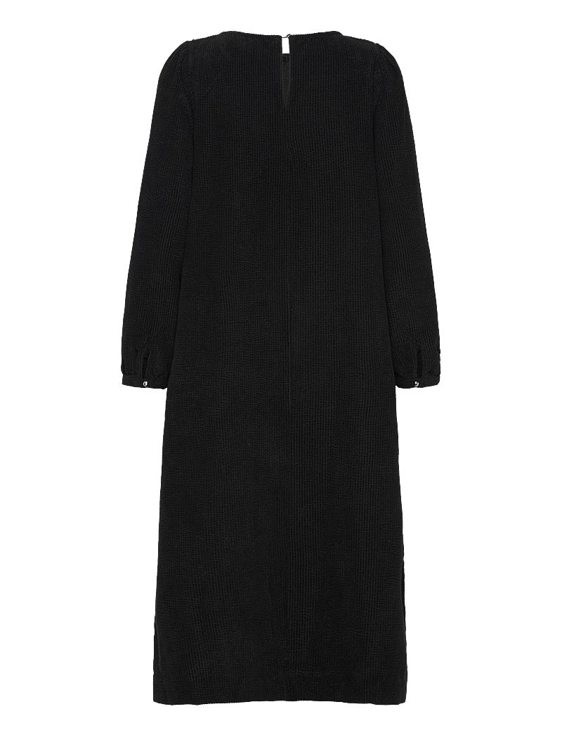 Lollys Laundry - LucasLL Midi Dress LS - midiklänningar - black - 1