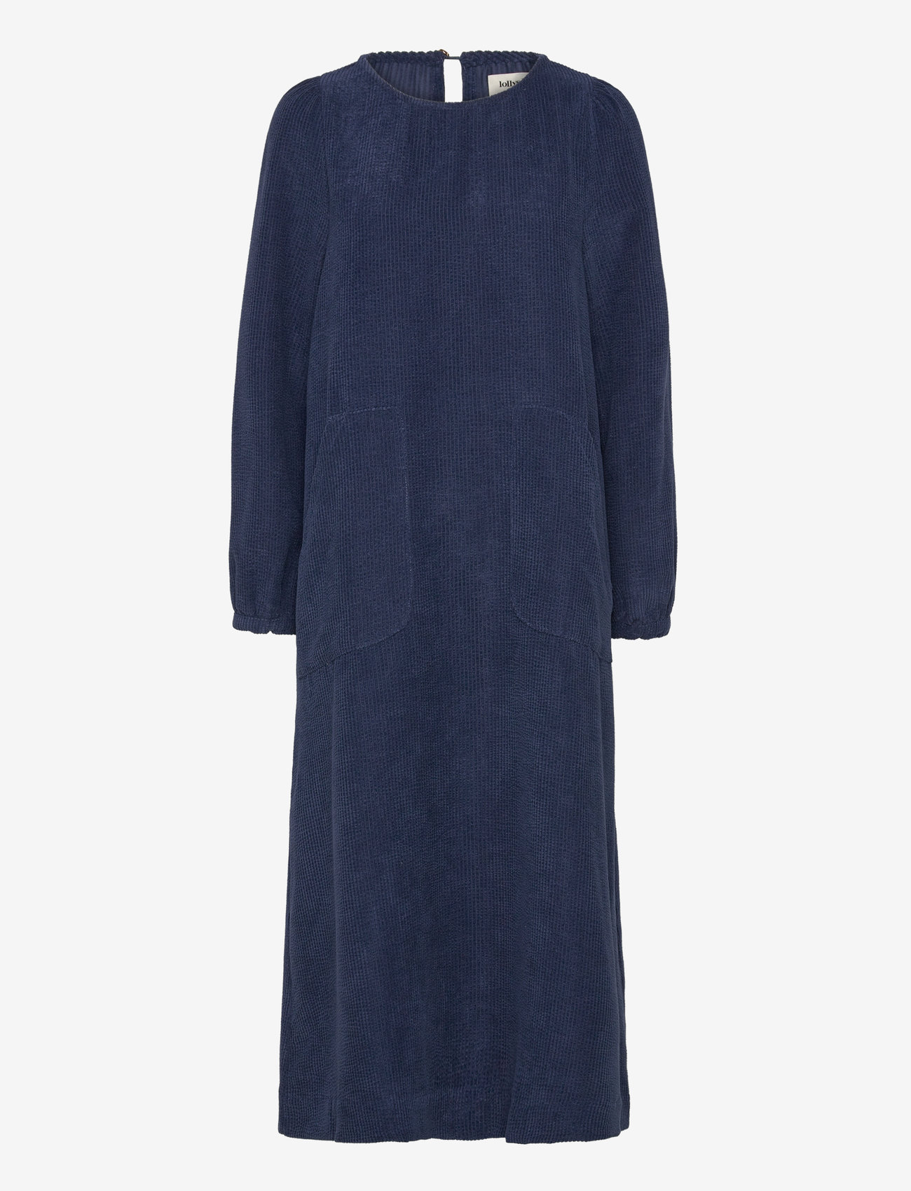 Lollys Laundry - LucasLL Midi Dress LS - midi kjoler - dark blue - 0