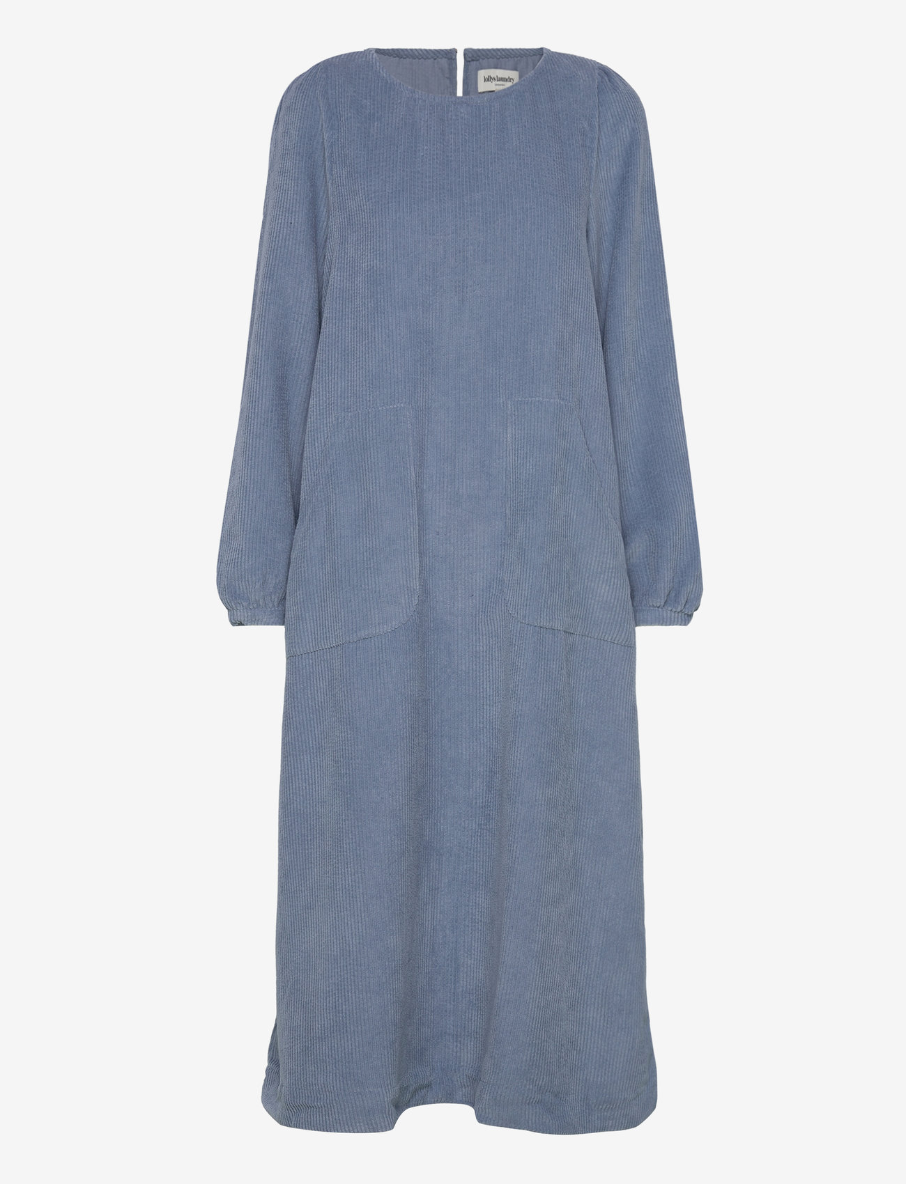 Lollys Laundry - LucasLL Midi Dress LS - midiklänningar - dusty blue - 0