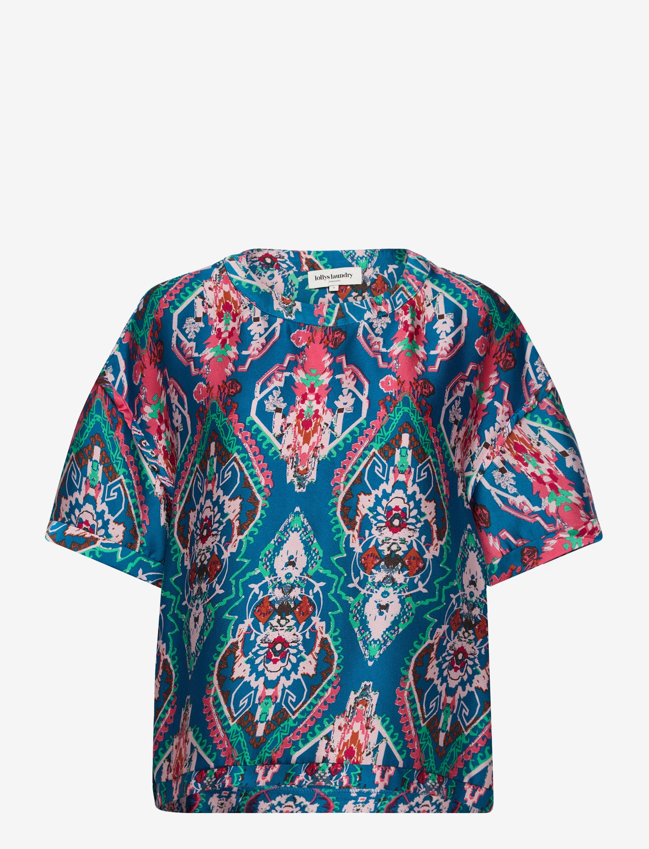 Lollys Laundry - BendixLL Tee 3/4 - herbstliche kleidung - graphic print - 0