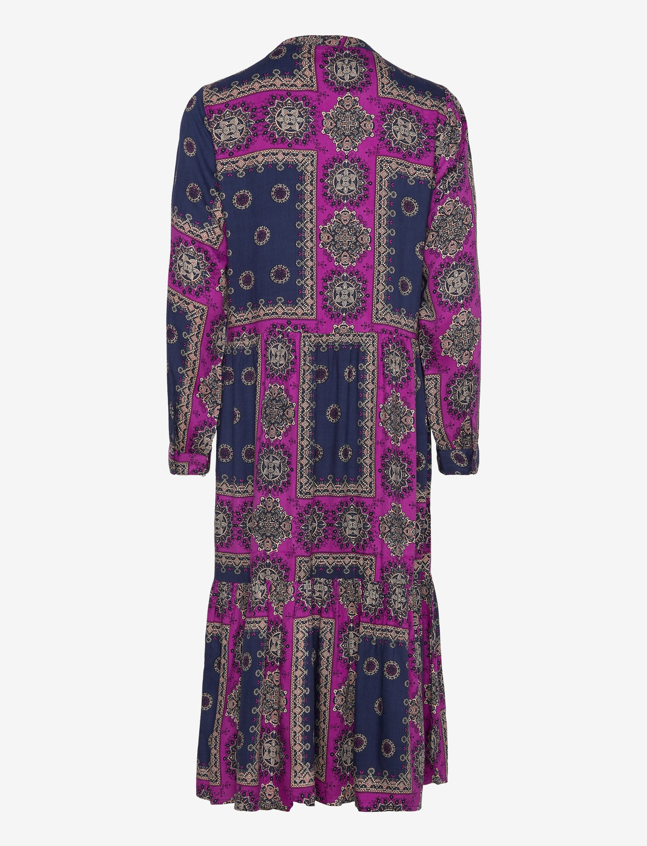 Lollys Laundry - KaiaLL Midi Dress LS - shirt dresses - dark blue - 1