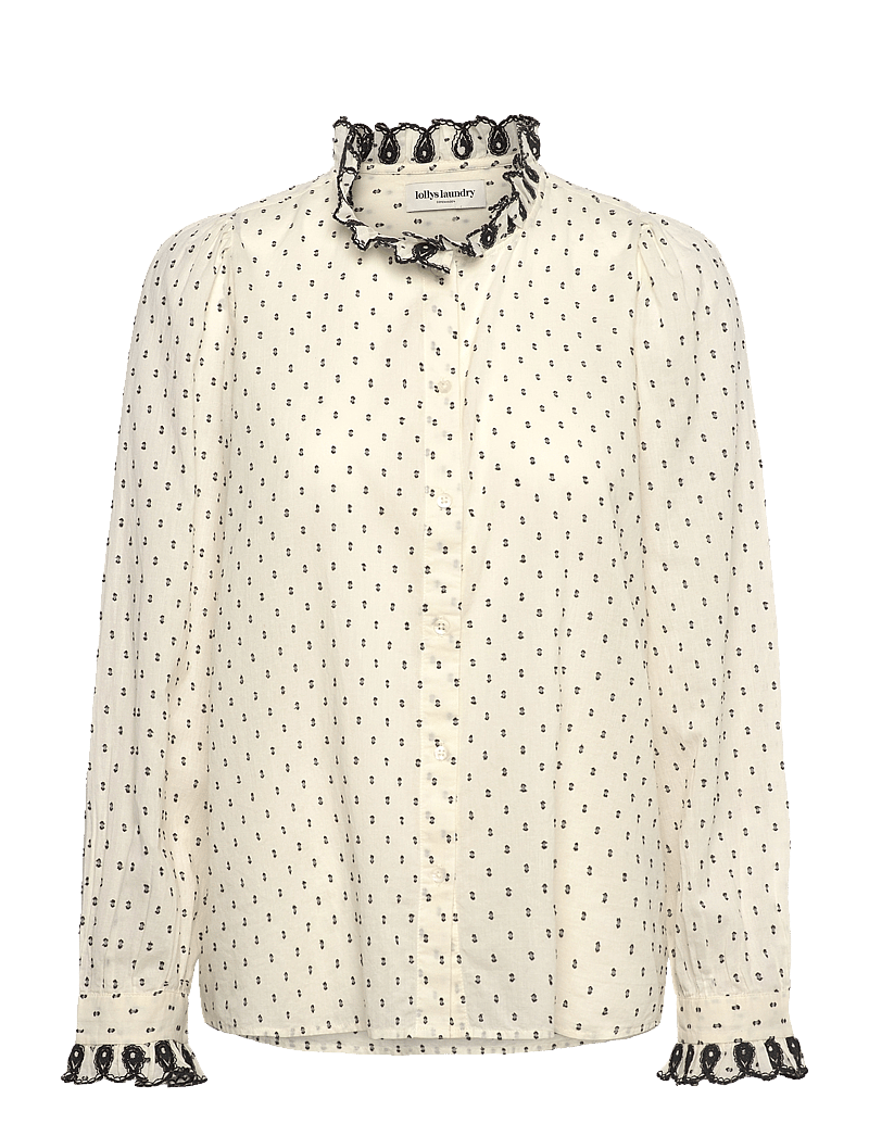 Lollys Laundry - RiverLL Shirt LS - langärmlige blusen - creme - 0