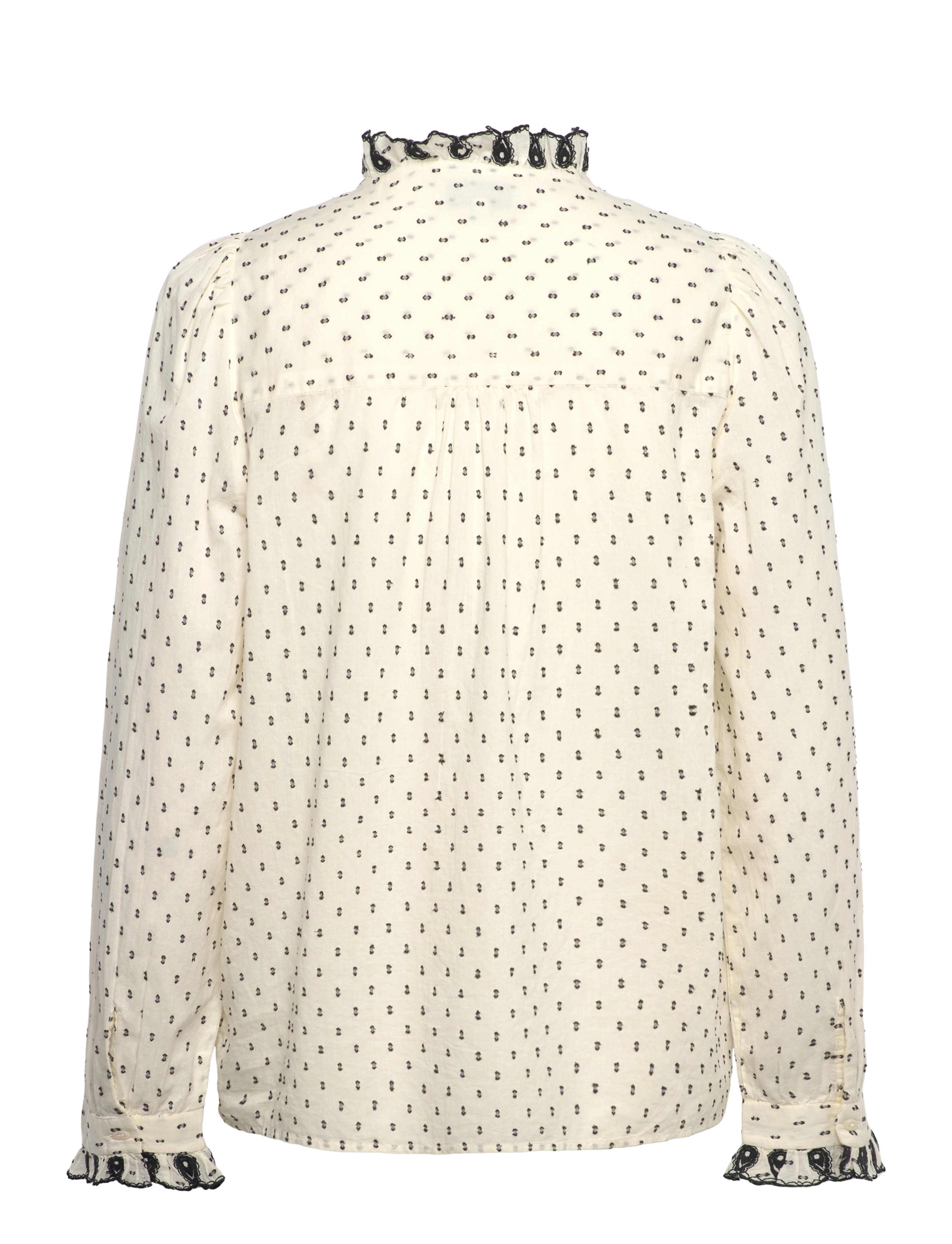 Lollys Laundry - RiverLL Shirt LS - langærmede bluser - creme - 1