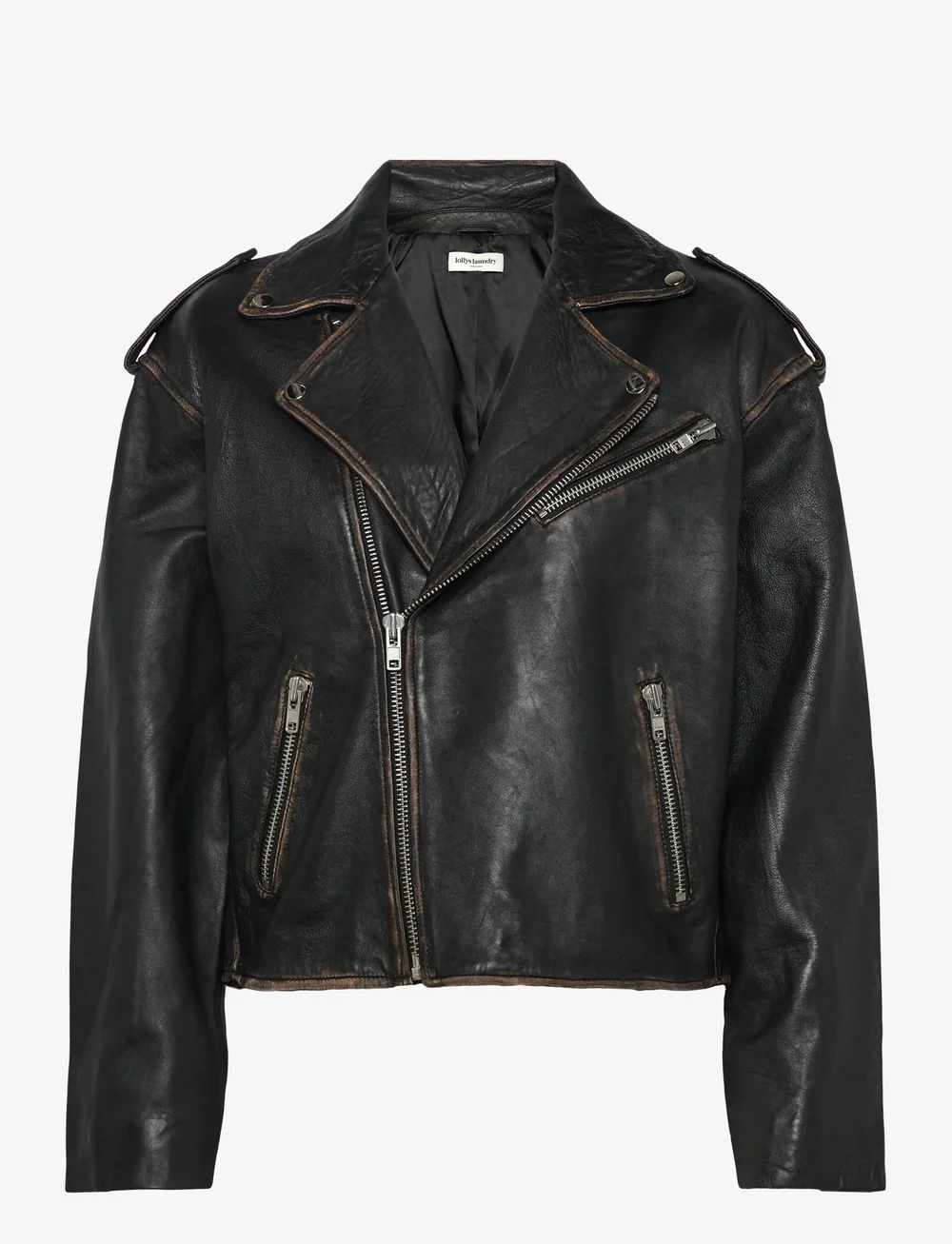 Lollys Laundry - LilLL Leather Jacket - skinnjackor - black - 0