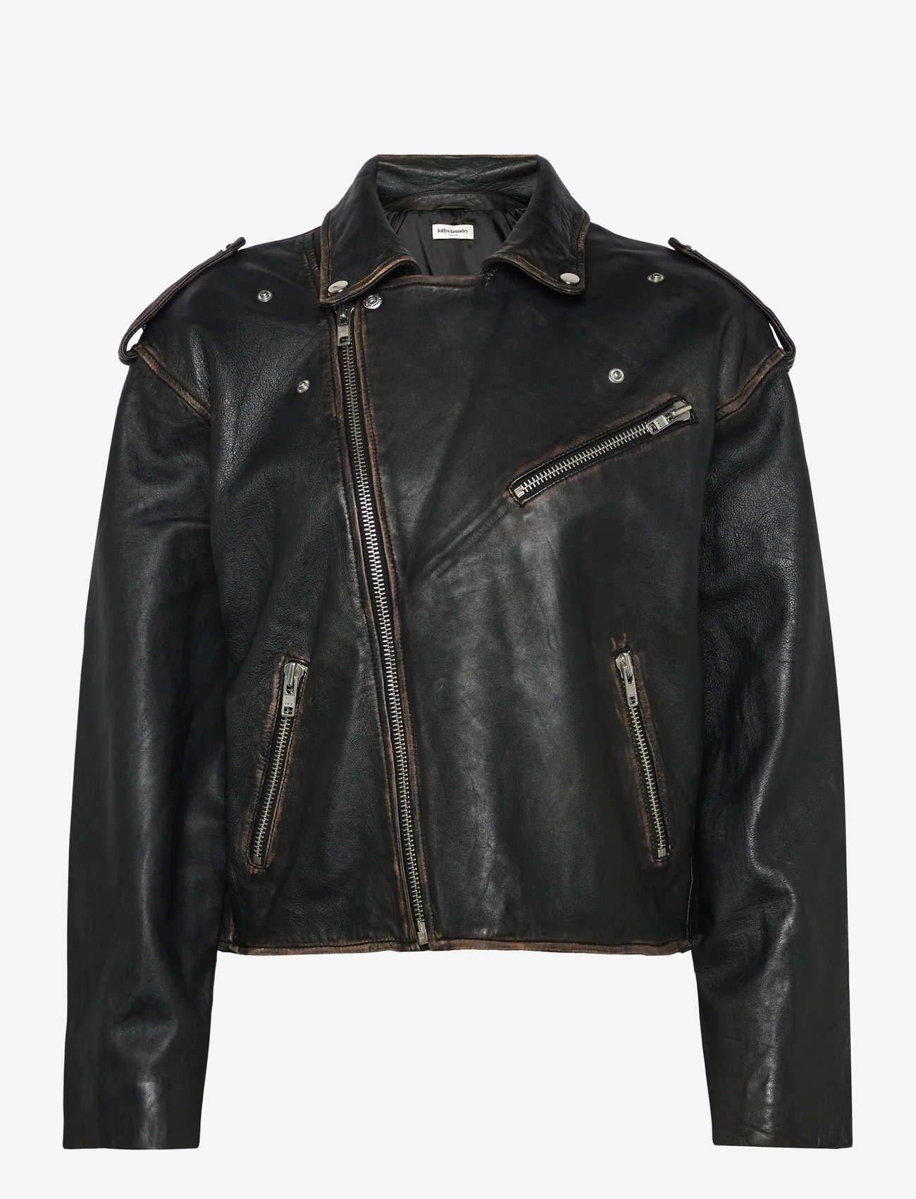 Lollys Laundry - LilLL Leather Jacket - forårsjakker - black - 1