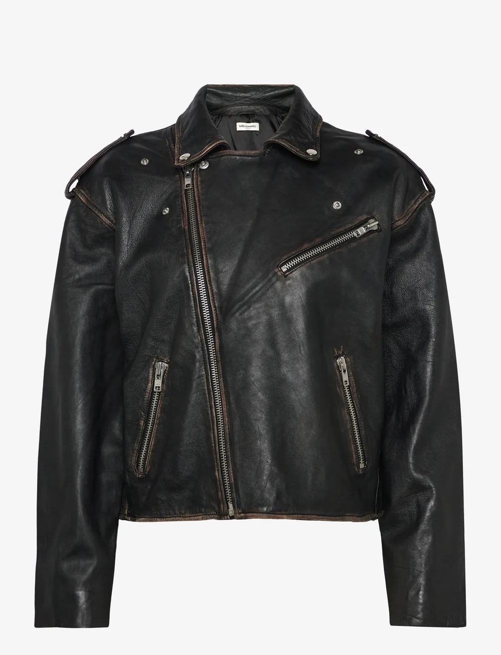 Lollys Laundry - LilLL Leather Jacket - skinnjackor - black - 1