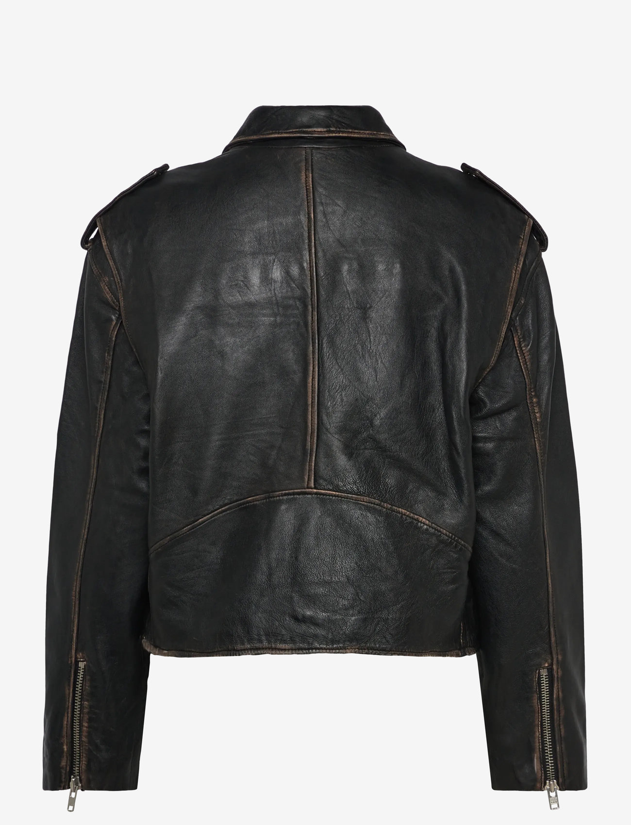 Lollys Laundry - LilLL Leather Jacket - forårsjakker - black - 2