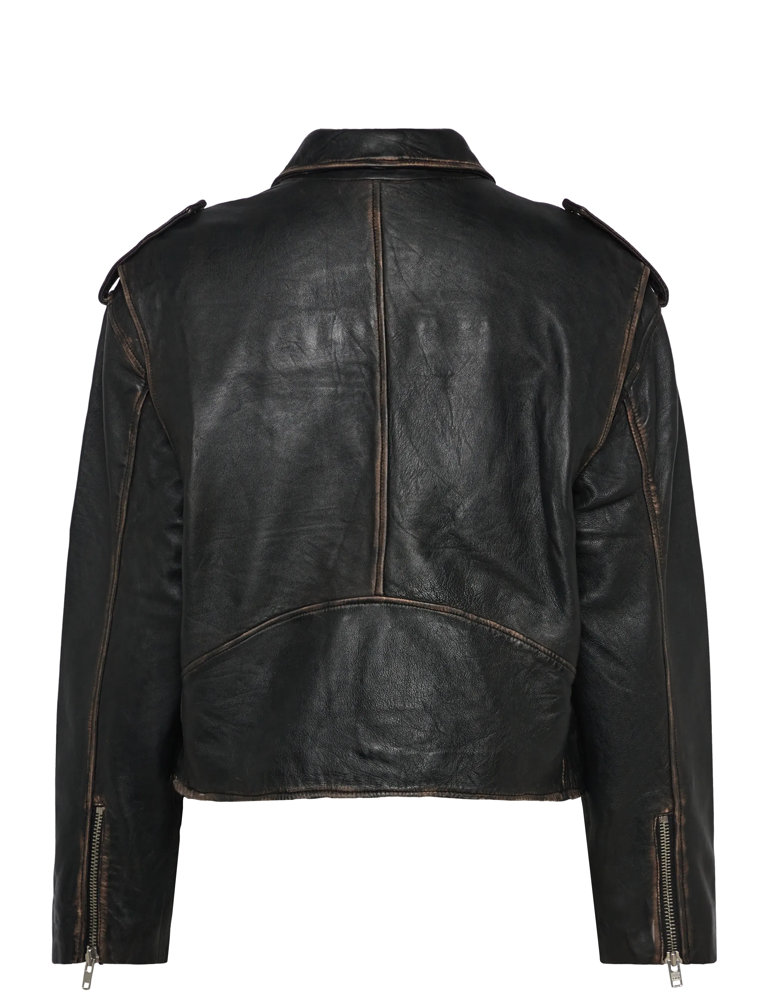Lollys Laundry - LilLL Leather Jacket - spring jackets - black - 2