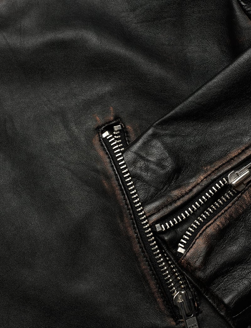 Lollys Laundry - LilLL Leather Jacket - kurtki wiosenne - black - 4