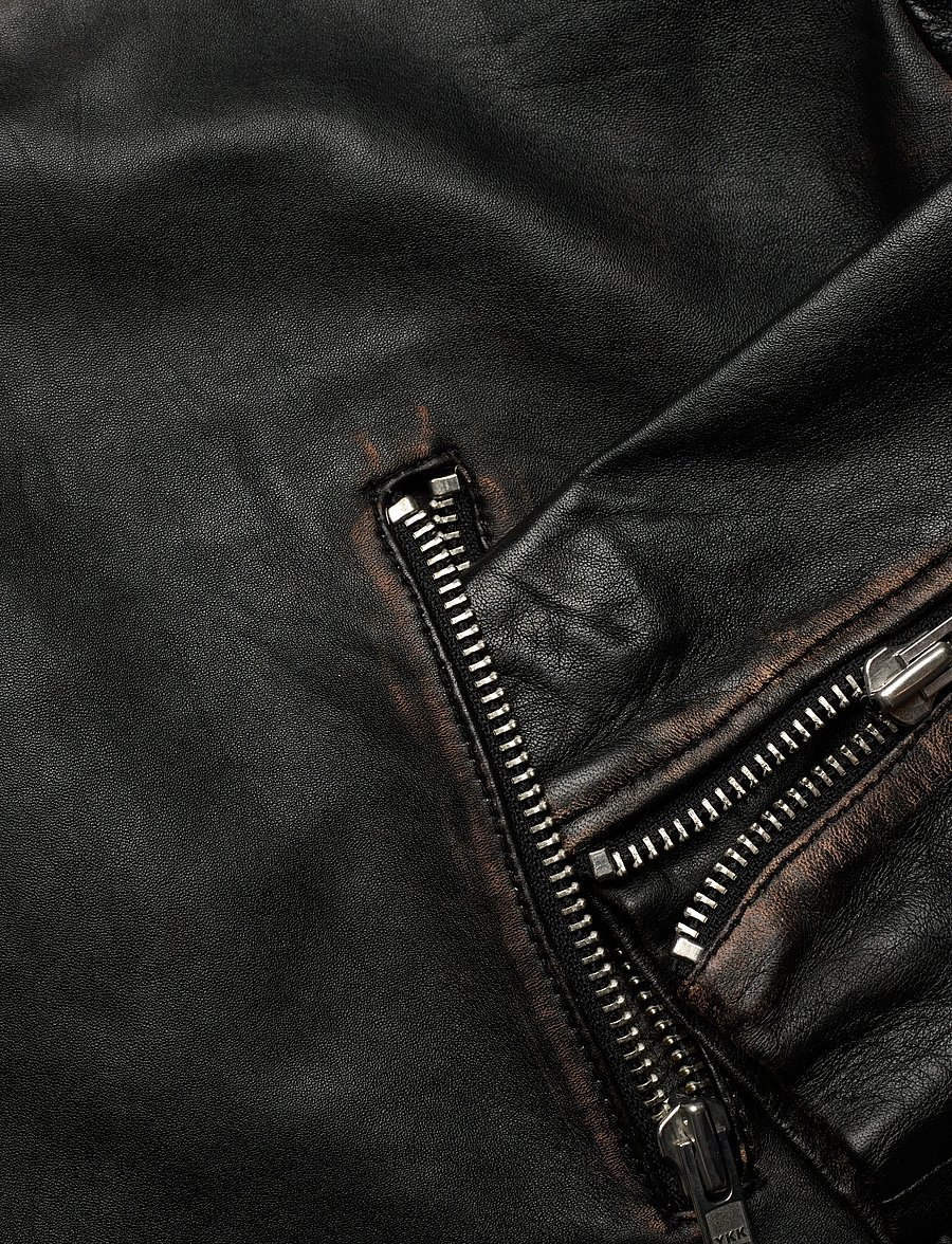 Lollys Laundry - LilLL Leather Jacket - vårjackor - black - 4