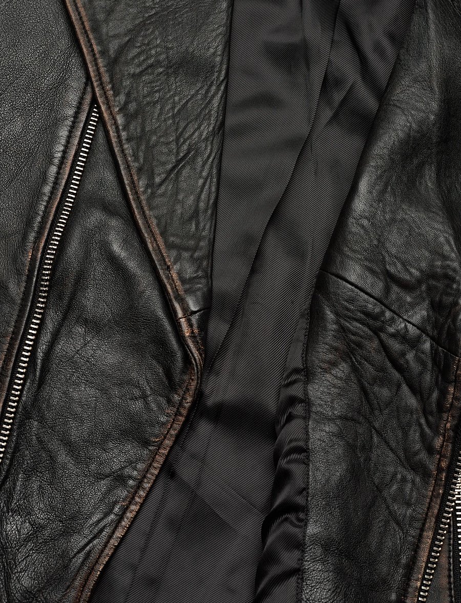 Lollys Laundry - LilLL Leather Jacket - vårjackor - black - 5