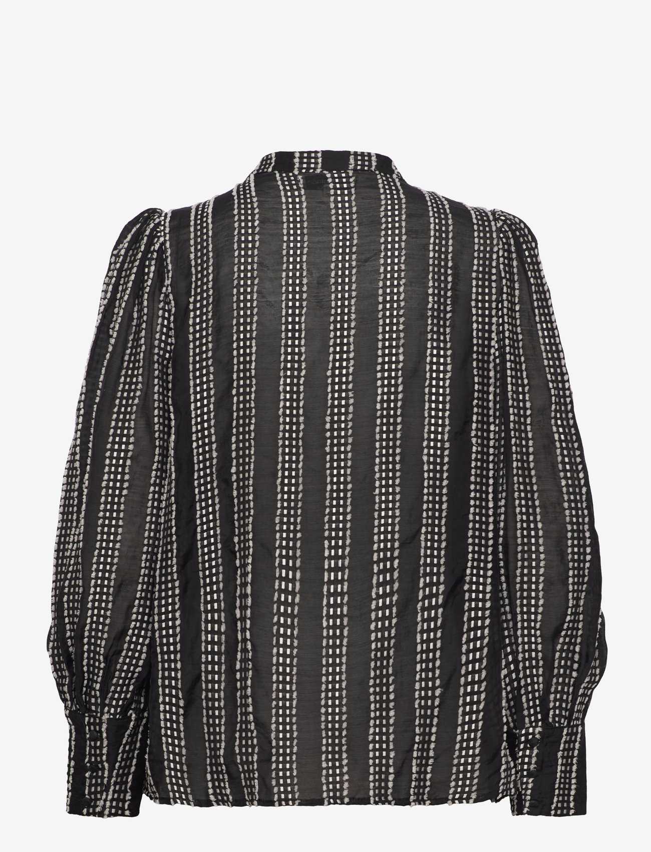 Lollys Laundry - RoraLL Shirt LS - langærmede bluser - black - 1