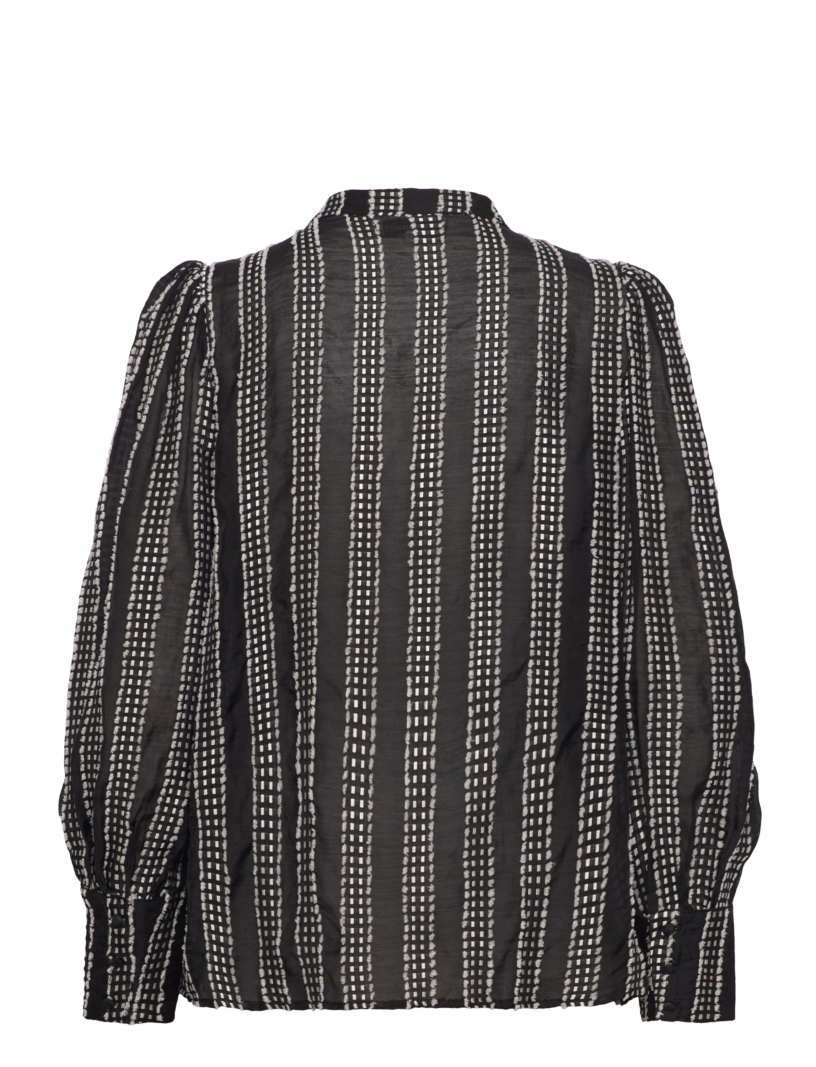 Lollys Laundry - RoraLL Shirt LS - langärmlige blusen - black - 1