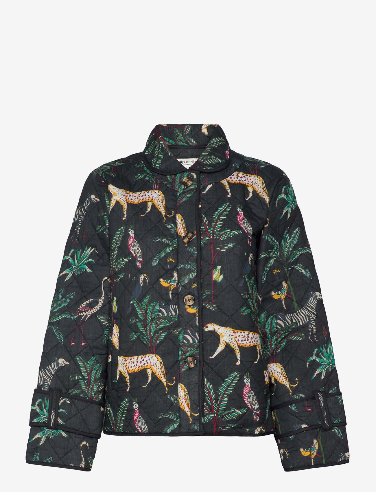 Lollys Laundry - ViolaLL Quilted Jacket LS - washed black - 0