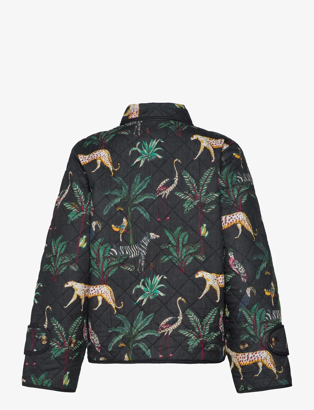 Lollys Laundry - ViolaLL Quilted Jacket LS - steppjacken - washed black - 1