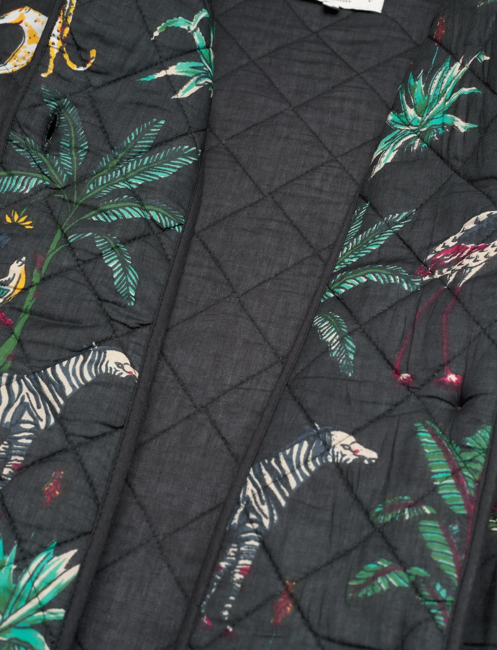 Lollys Laundry - ViolaLL Quilted Jacket LS - steppjacken - washed black - 4