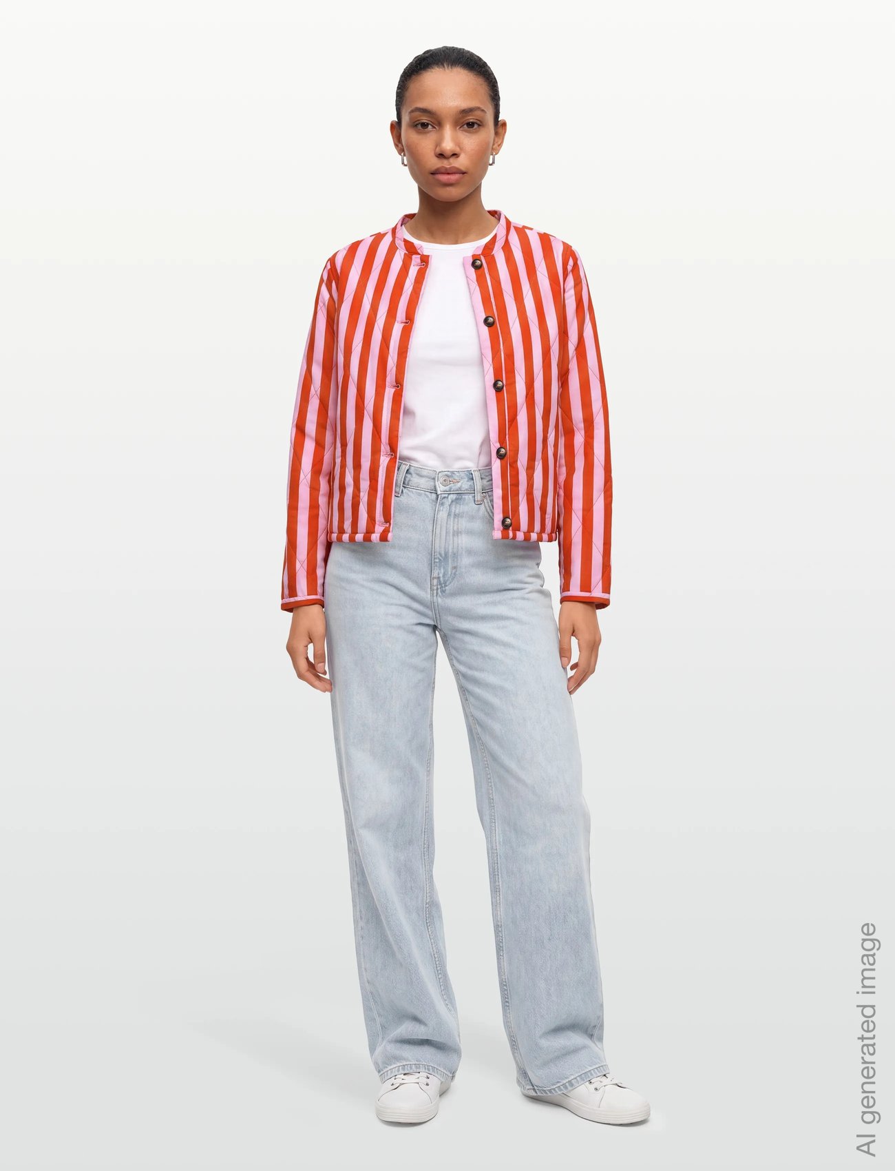 EmiliaLL Jacket LS - STRIPE