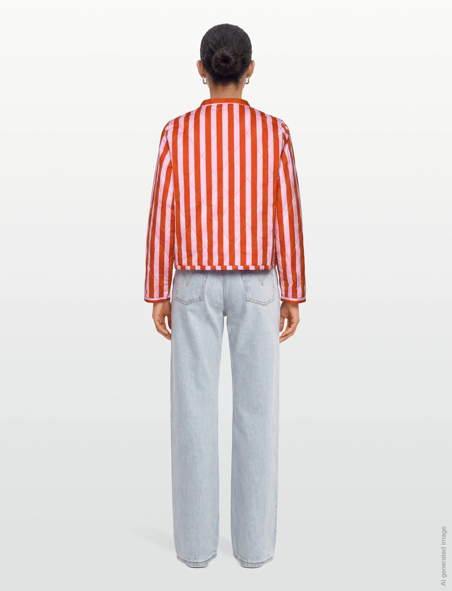 Lollys Laundry - EmiliaLL Jacket LS - frühlingsjacken - stripe - 4
