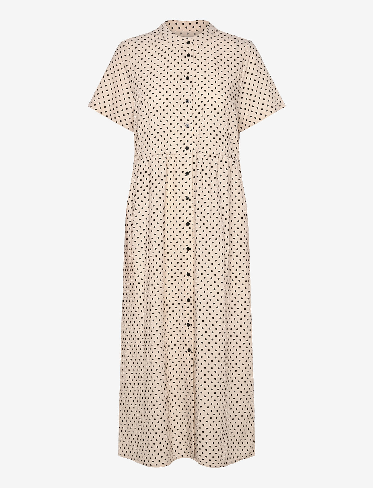 Lollys Laundry - AliyaLL Midi Dress SS - sommerkleider - creme - 0