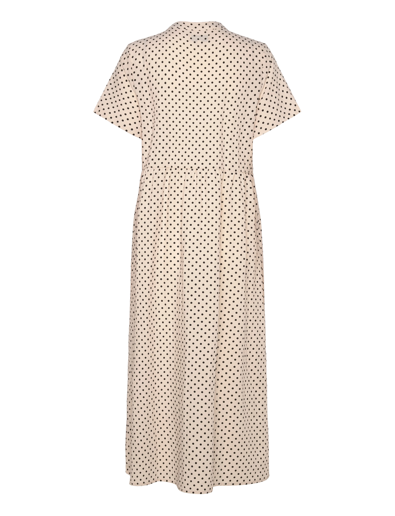 Lollys Laundry - AliyaLL Midi Dress SS - sumarkjólar - creme - 1