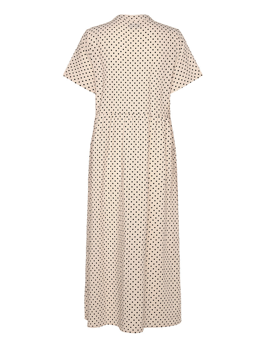 Lollys Laundry - AliyaLL Midi Dress SS - zomerjurken - creme - 1