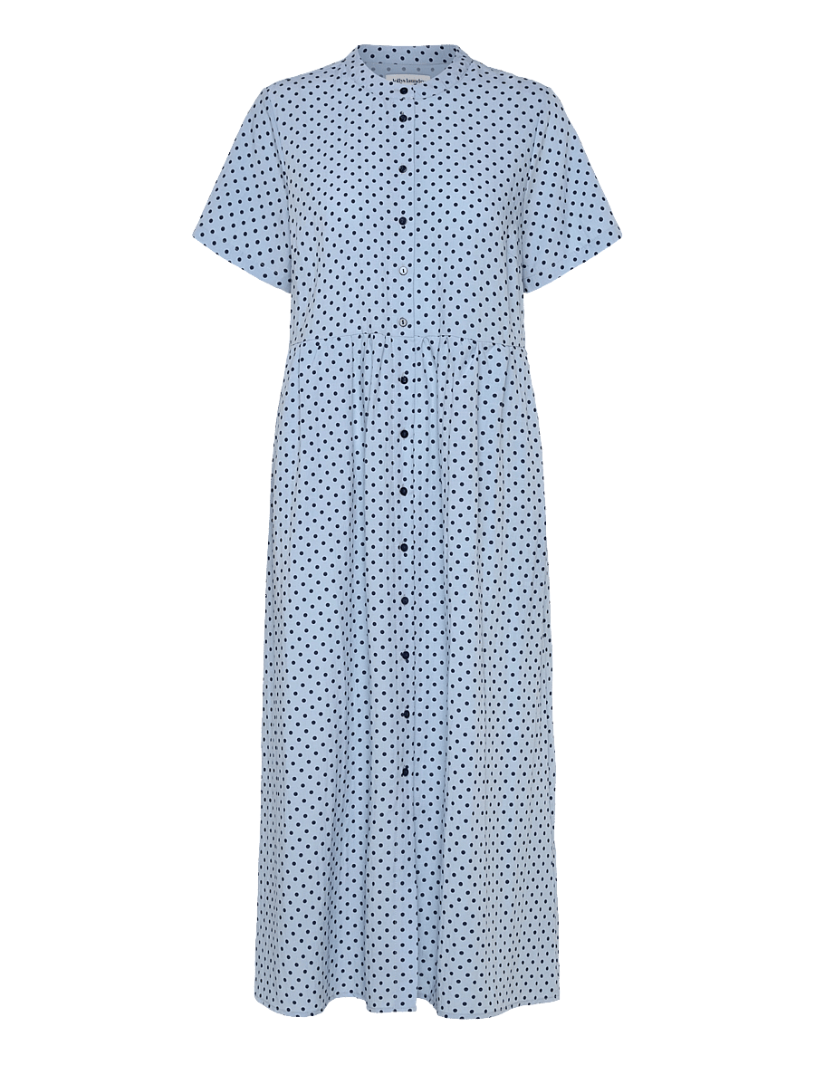 Lollys Laundry - AliyaLL Midi Dress SS - zomerjurken - light blue - 0