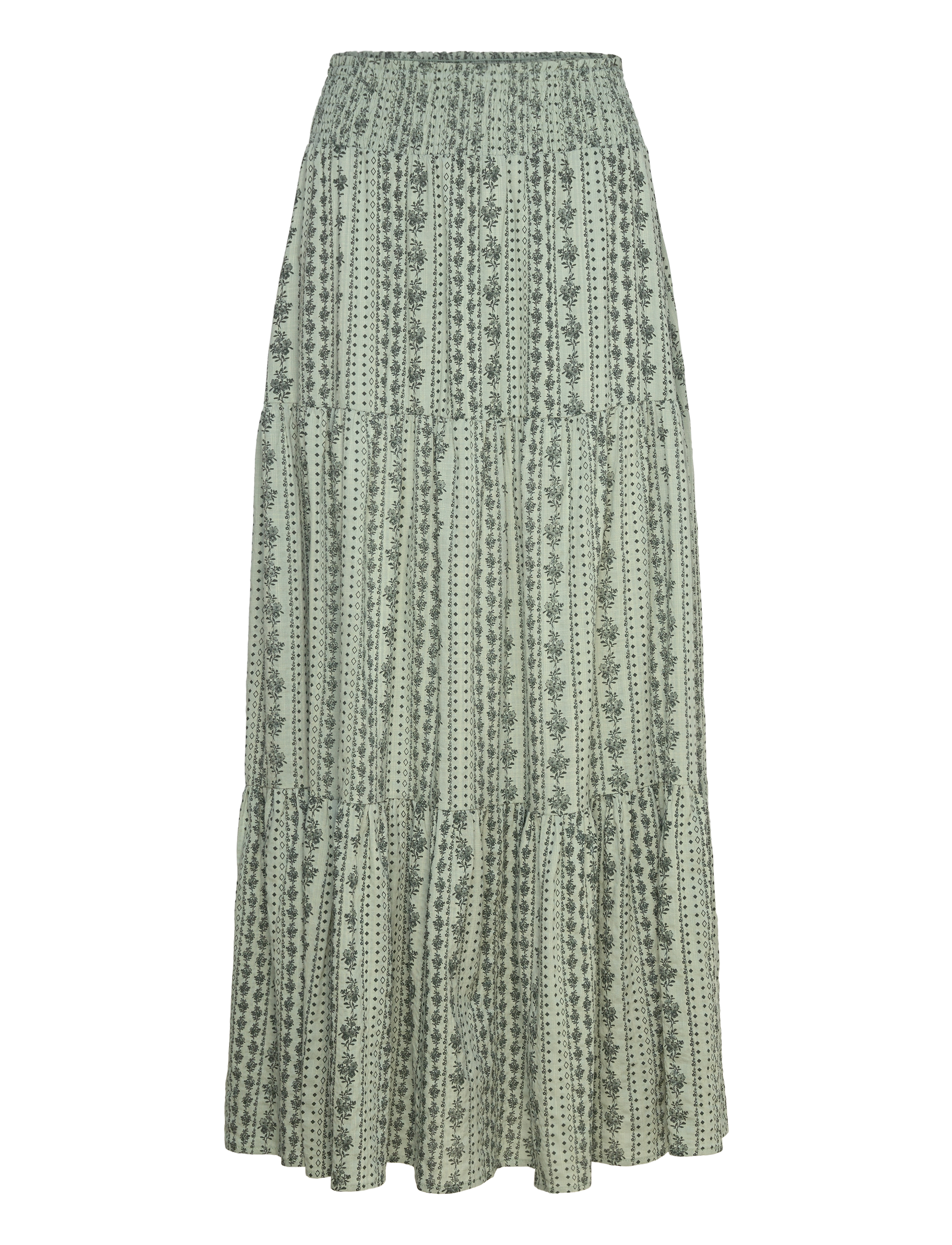 Lollys Laundry DiamondLL Maxi Skirt - Clothing - 49 DUSTY GREEN / green