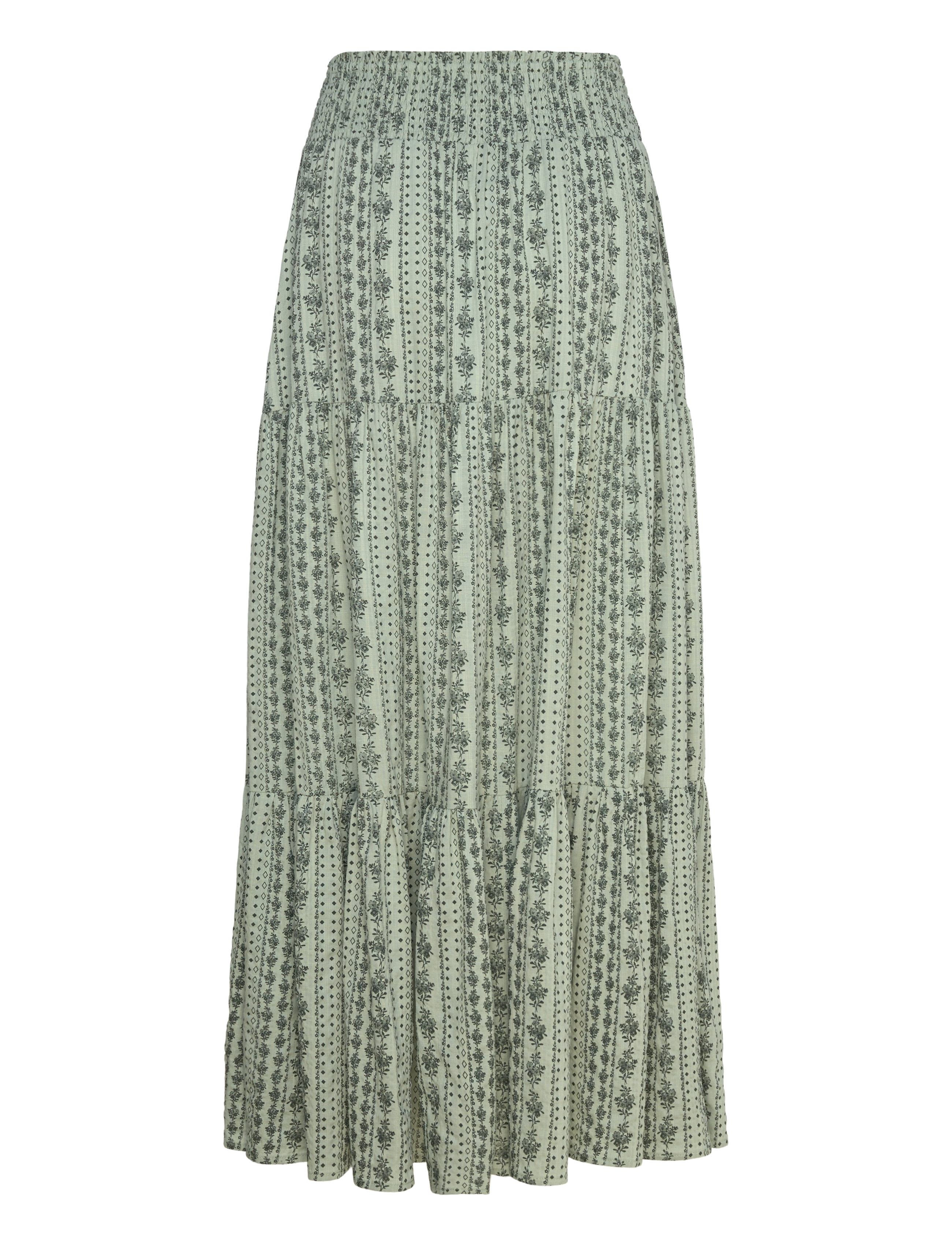 Lollys Laundry - DiamondLL Maxi Skirt - maxi nederdele - 49 dusty green - 1
