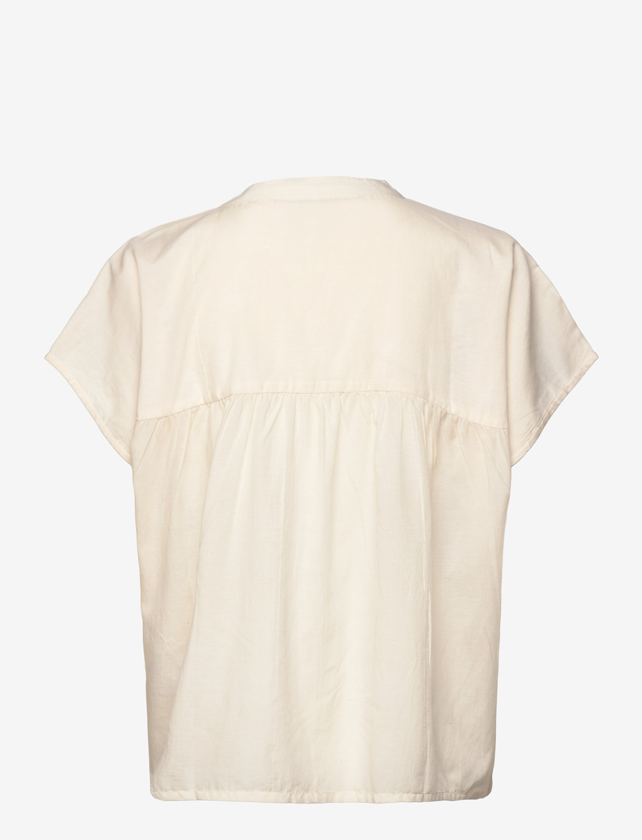 Lollys Laundry - MyaLL Shirt SS - kortärmade skjortor - creme - 1
