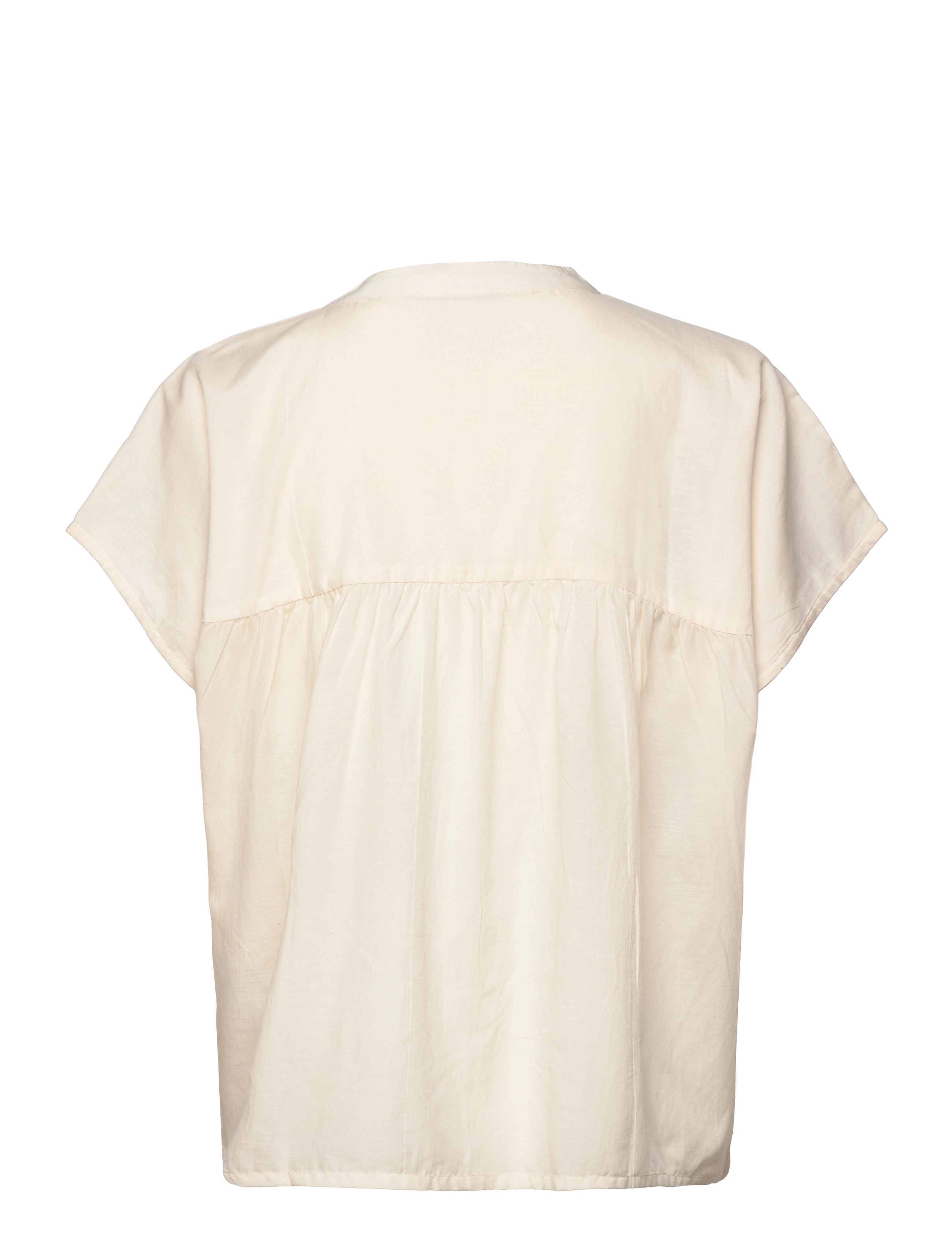 Lollys Laundry - MyaLL Shirt SS - kortærmede skjorter - creme - 1