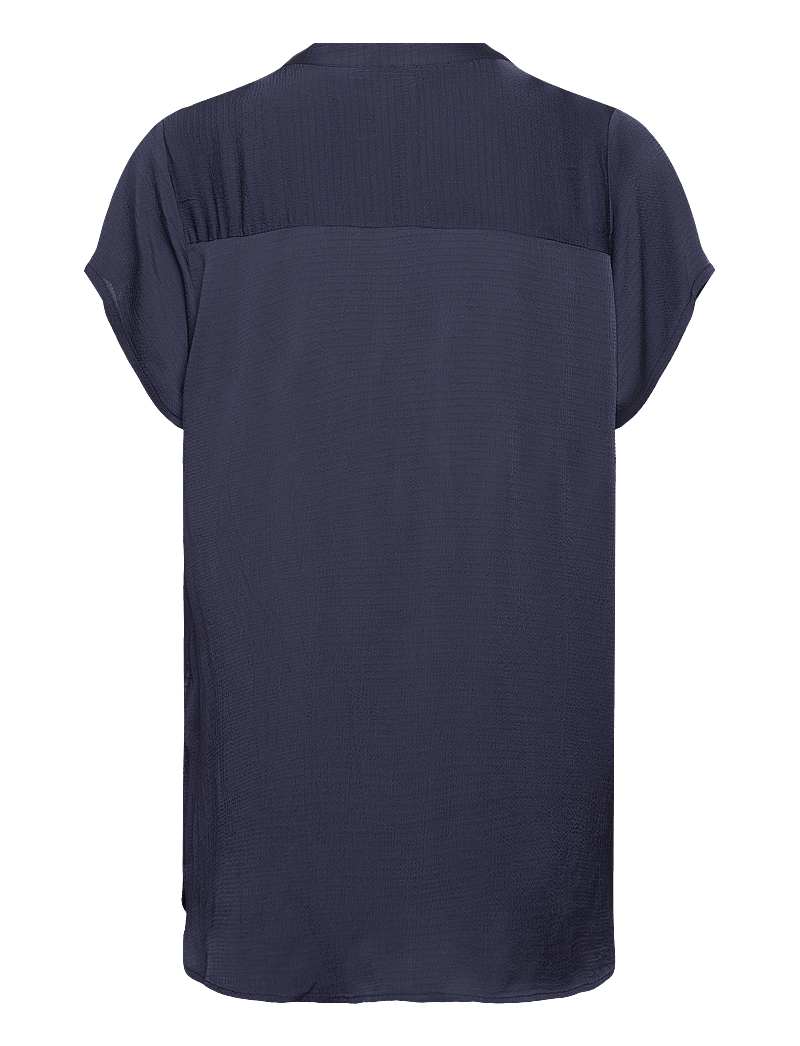 Lollys Laundry - HeatherLL Top SS - kurzämlige blusen - dark blue - 1