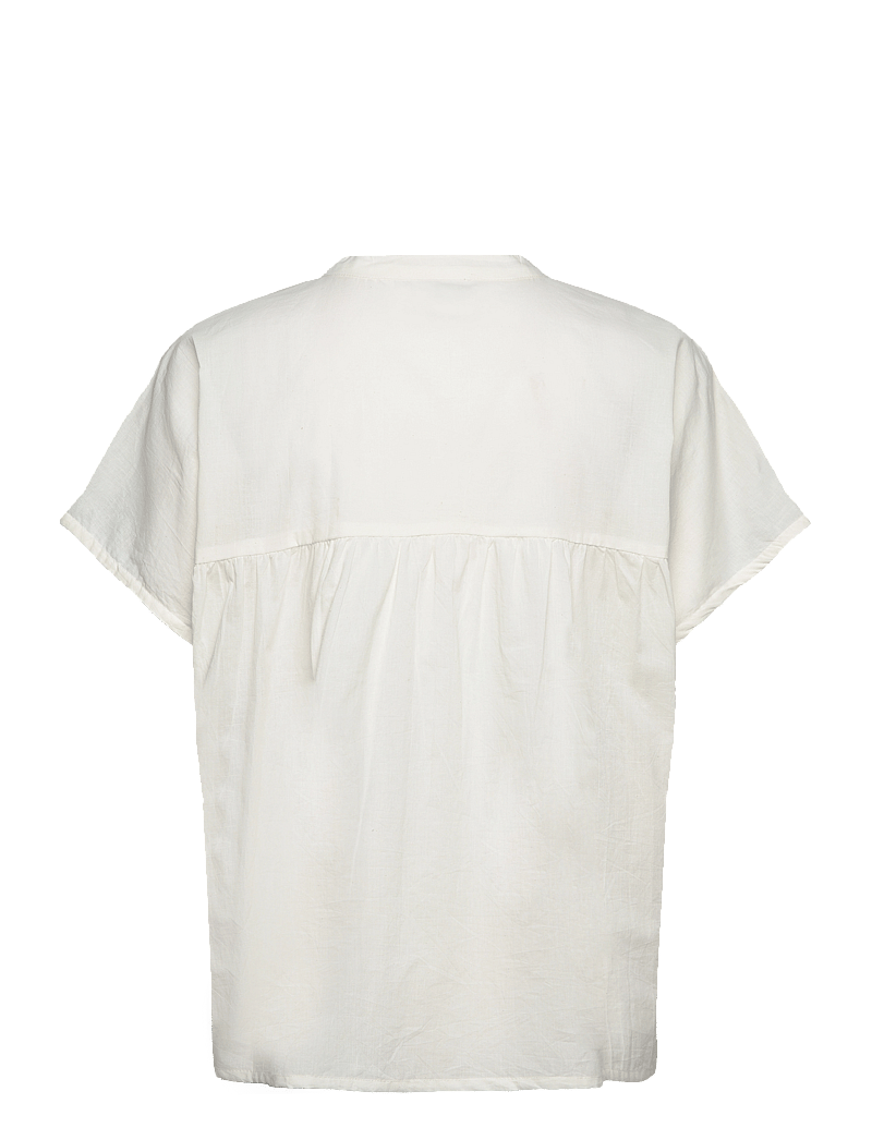 Lollys Laundry - MyaLL Shirt SS - kurzärmlige hemden - white - 1