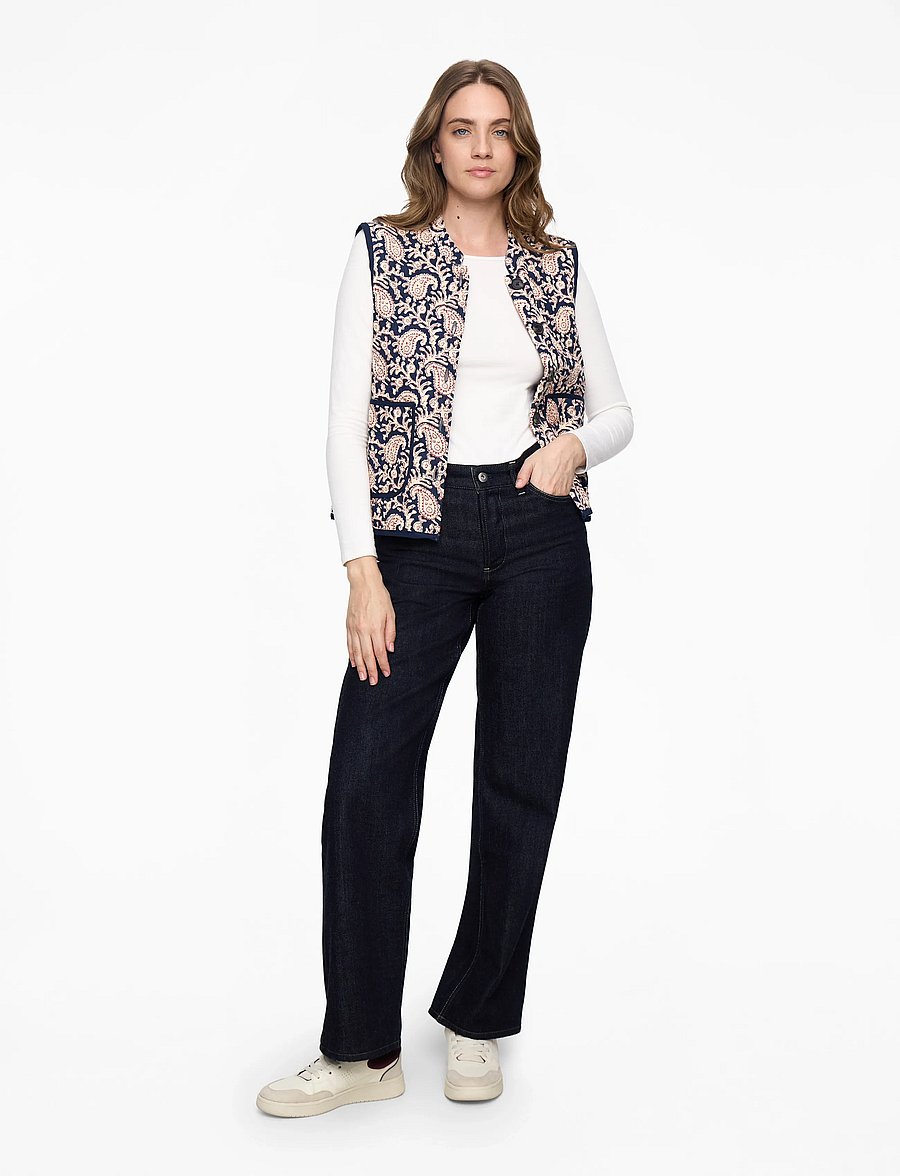 Lollys Laundry - CairoLL Vest - steppwesten - graphic print - 3