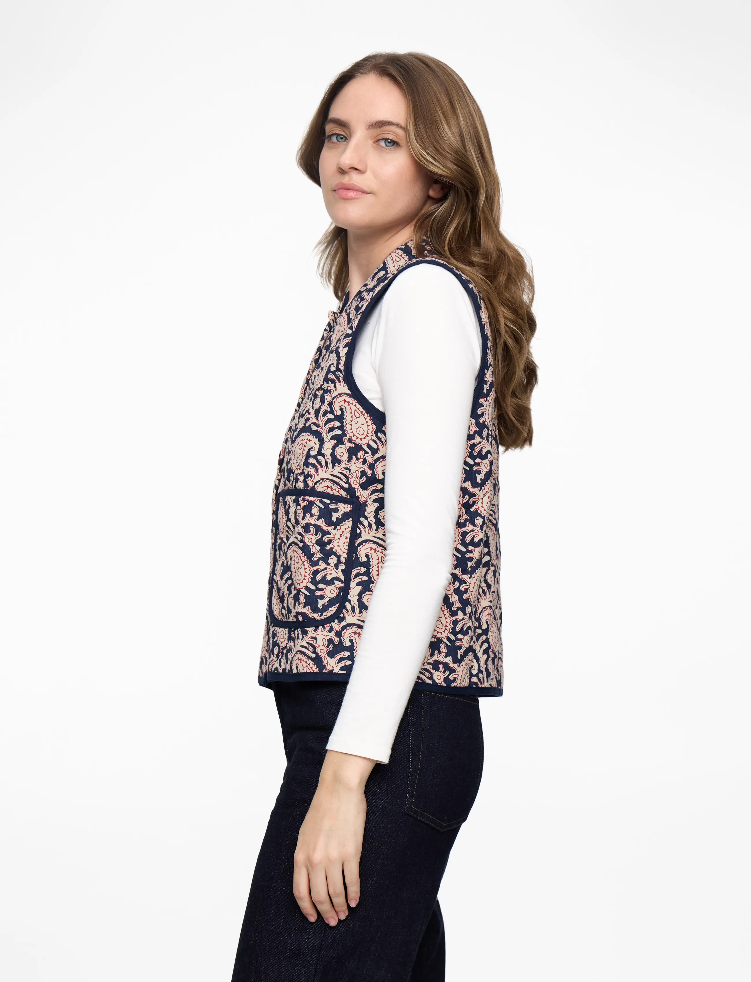 Lollys Laundry - CairoLL Vest - gefütterte westen - graphic print - 3