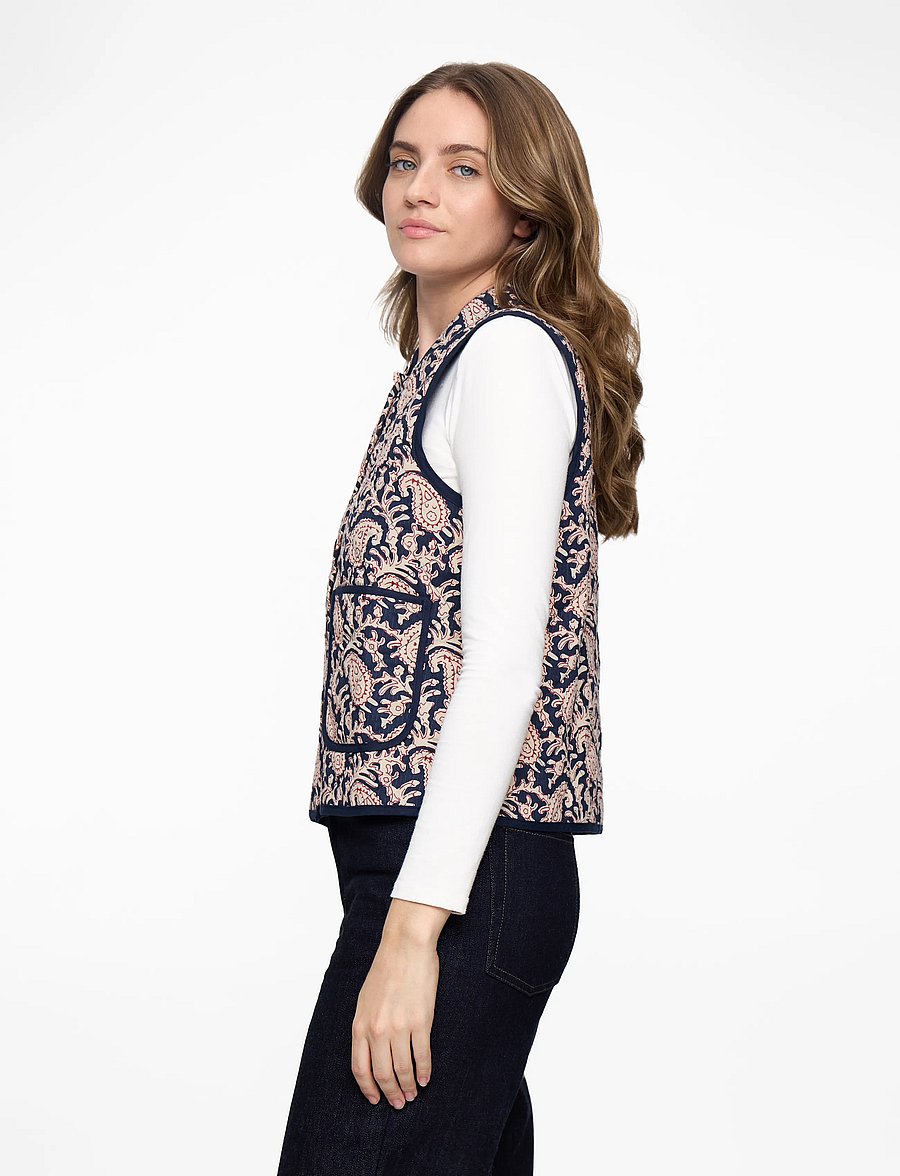 Lollys Laundry - CairoLL Vest - steppwesten - graphic print - 4