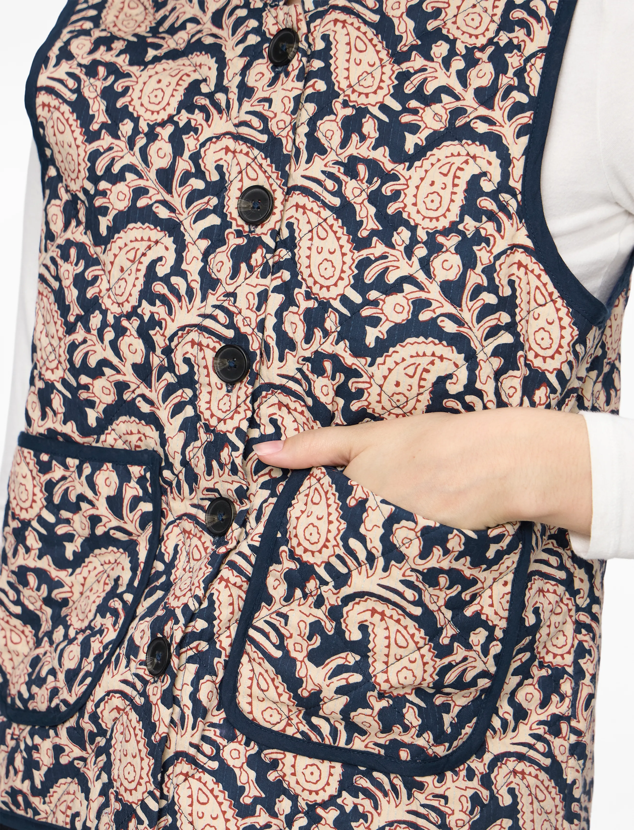 Lollys Laundry - CairoLL Vest - gefütterte westen - graphic print - 5