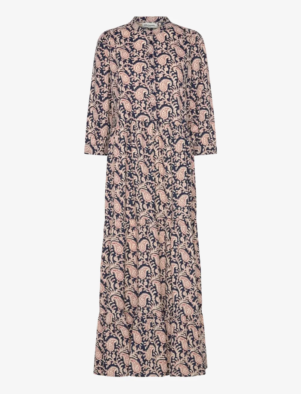 Lollys Laundry - NeeLL Maxi Dress 3/4 - shirt dresses - graphic print - 0