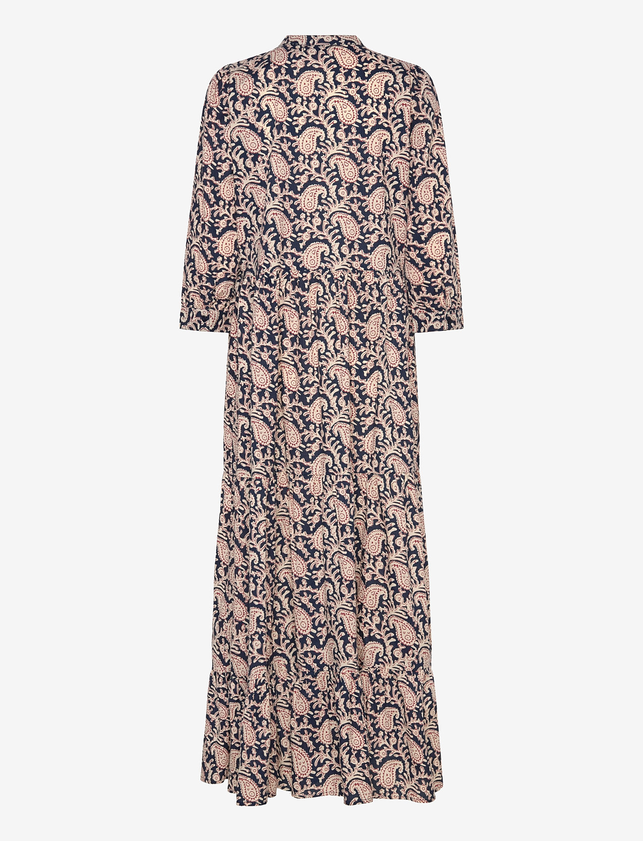 Lollys Laundry - NeeLL Maxi Dress 3/4 - skyrtukjólar - graphic print - 1