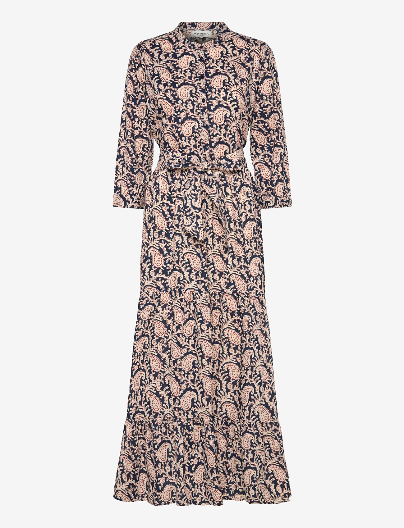 Lollys Laundry - NeeLL Maxi Dress 3/4 - skyrtukjólar - graphic print - 2