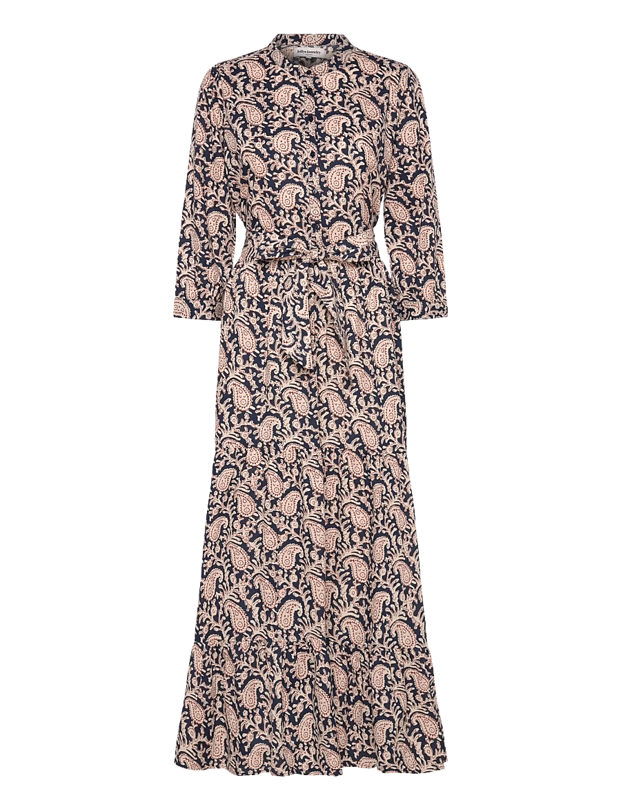 Lollys Laundry - NeeLL Maxi Dress 3/4 - hemdkleider - graphic print - 2