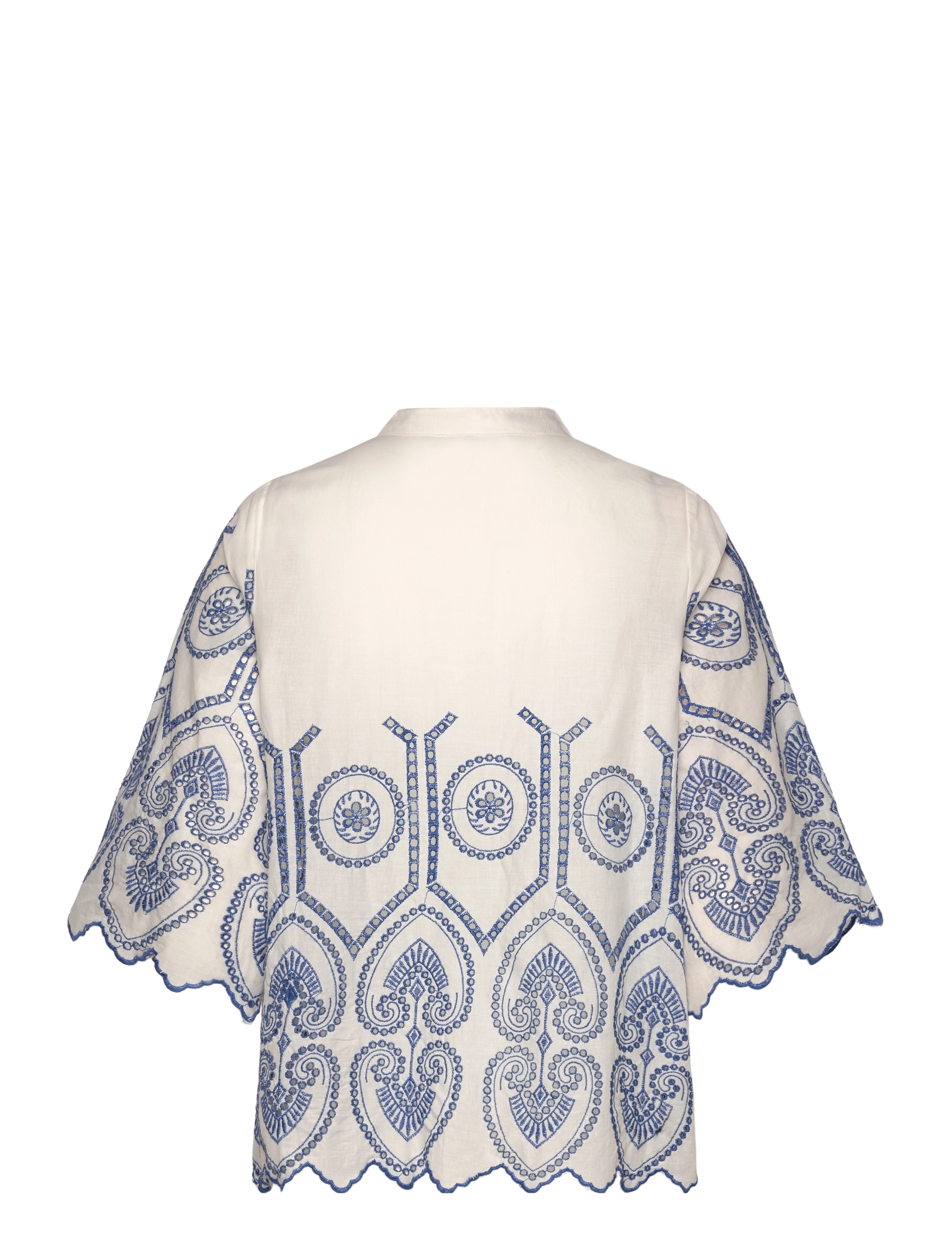 Lollys Laundry - LouiseLL Blouse SS - kortærmede bluser - white - 1