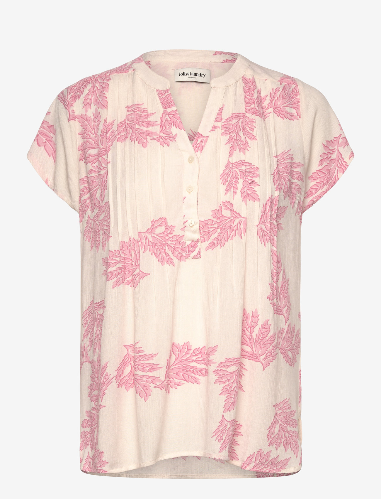 Lollys Laundry - HeatherLL Top SS - kortærmede bluser - pink - 0