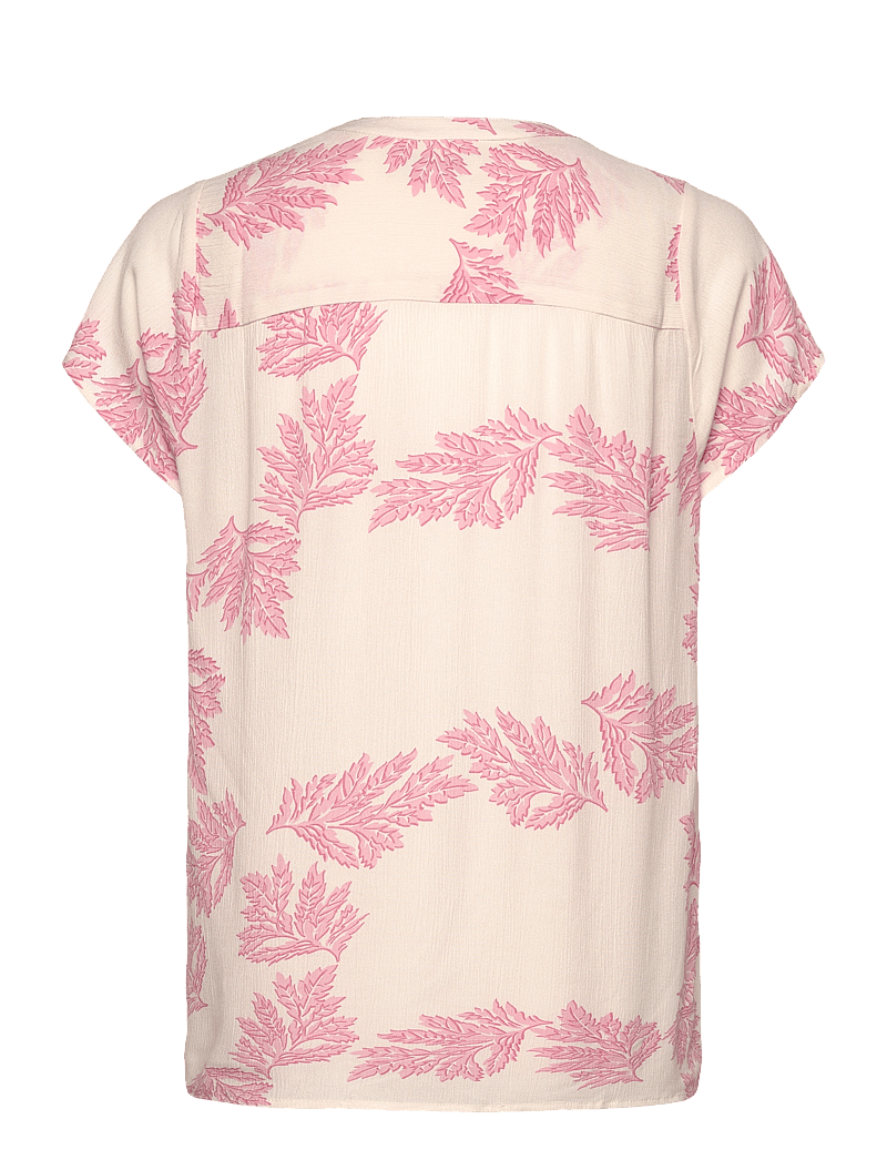 Lollys Laundry - HeatherLL Top SS - kortærmede bluser - pink - 1