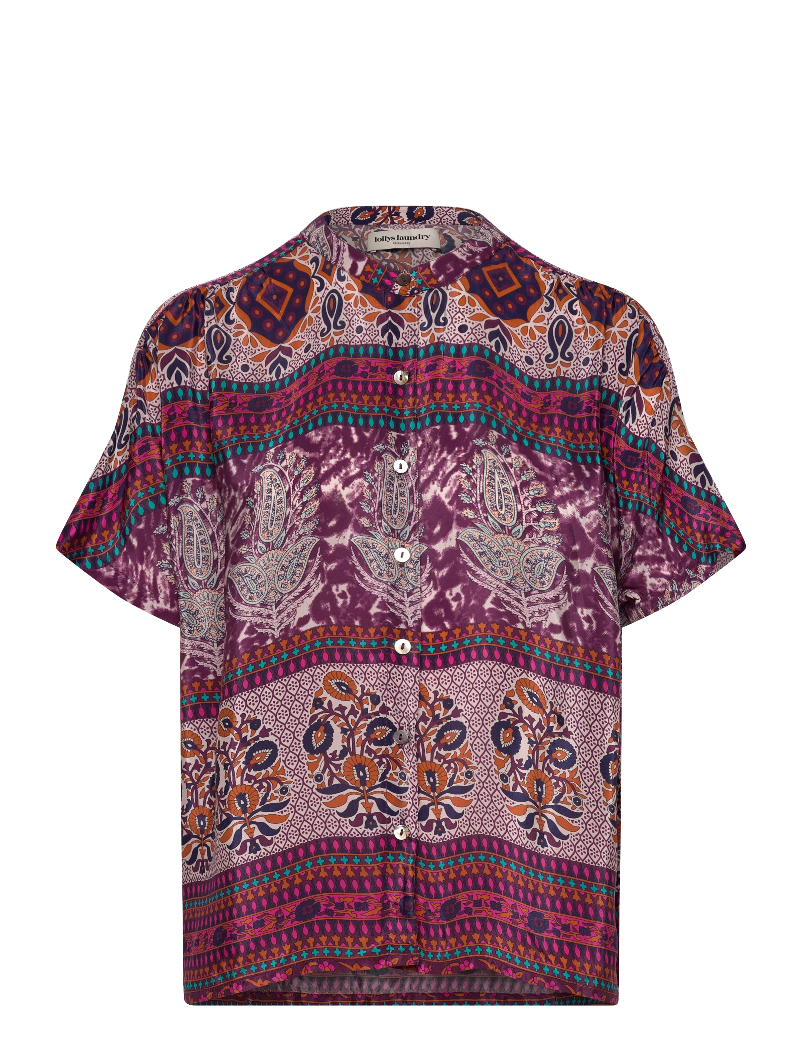 Lollys Laundry MyaLL Shirt SS - Tøj - FLOWER PRINT / multi