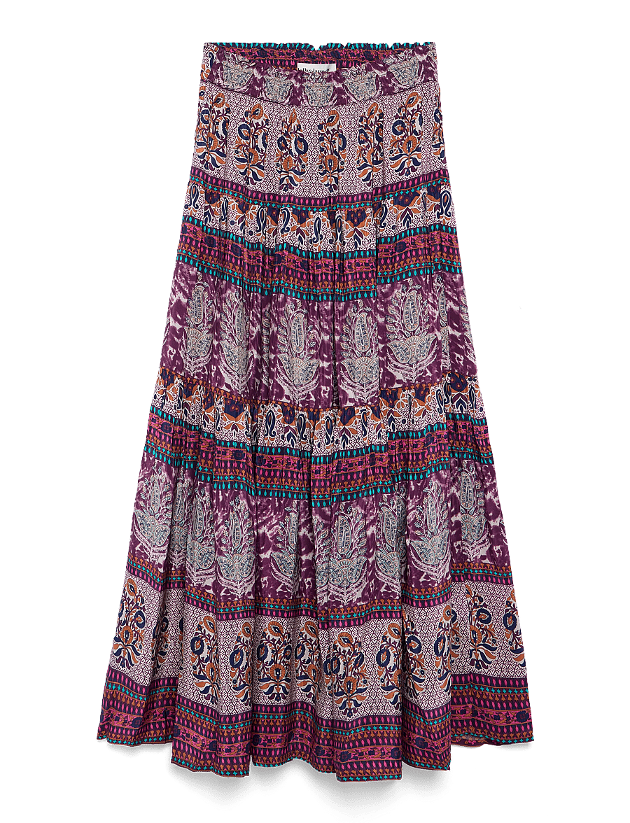 Lollys Laundry - SunsetLL Maxi Skirt - maxi röcke - flower print - 1